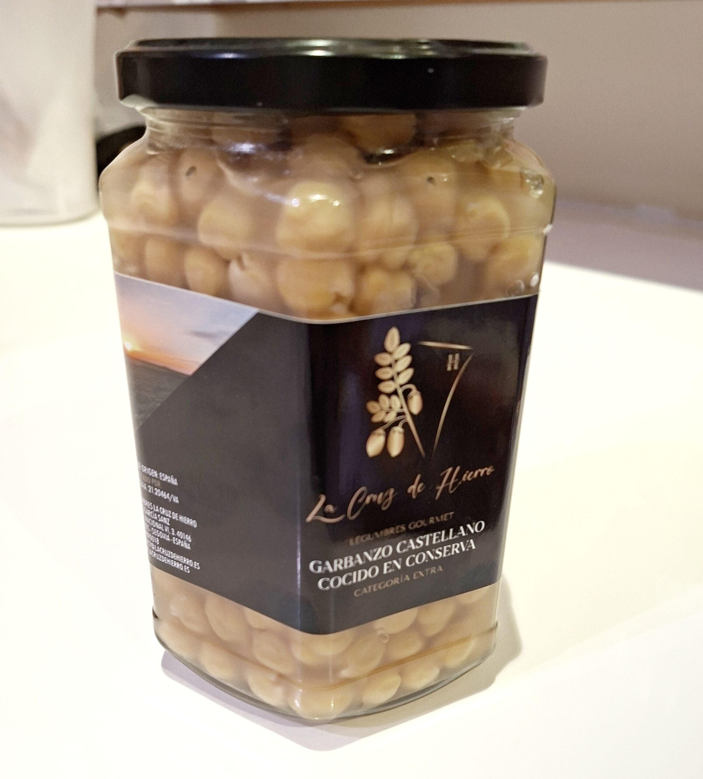 GARBANZO CASTELLANO COCIDO EN CONSERVA
